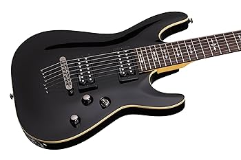 Amazon | Schecter シェクター OMEN-7 7弦 エレキギター, Black